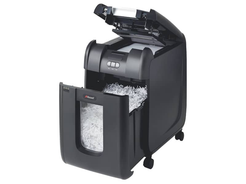 Distruggidocumenti ad alimentazione automatica Rexel Auto+200X P-4 32 L taglio a frammenti 4x40 mm - 2103175EU