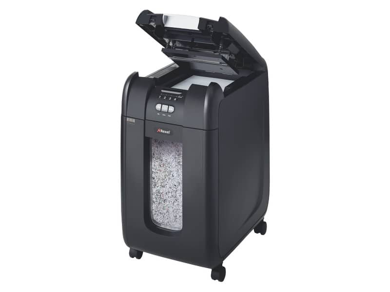 Distruggidocumenti ad alimentazione automatica Rexel Auto+ 300M P-5 40 L taglio microframmenti 2x15 mm 2104300EU
