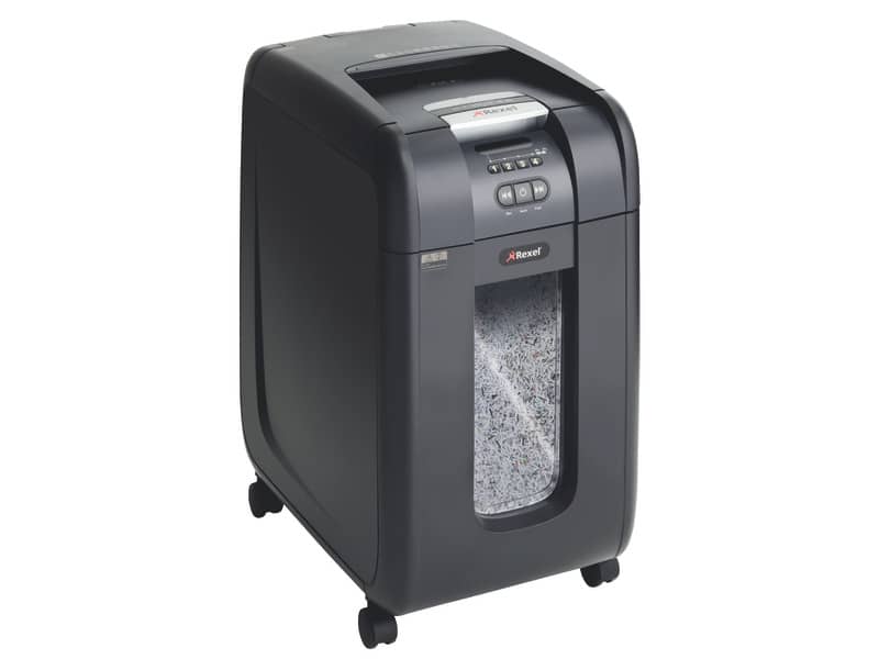 Distruggidocumenti ad alimentazione automatica Rexel Auto+ 300M P-5 40 L taglio microframmenti 2x15 mm 2104300EU