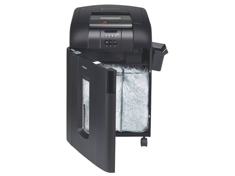 Distruggidocumenti ad alimentazione automatica Rexel Auto+600M P-5 80 L taglio microframmenti 2x15 mm 2104500EUA
