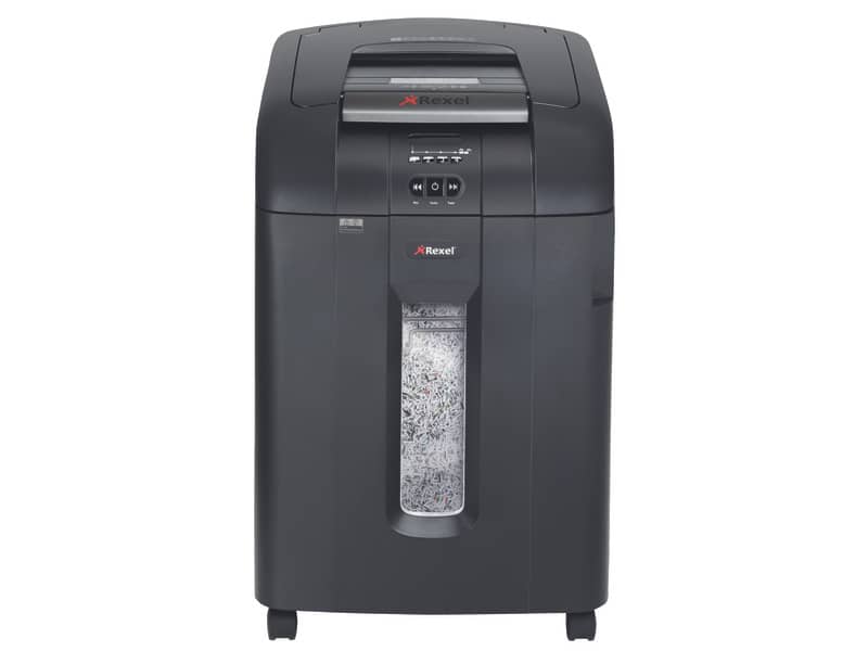 Distruggidocumenti ad alimentazione automatica Rexel Auto+600M P-5 80 L taglio microframmenti 2x15 mm 2104500EUA