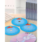 Etichette per CD AVERY patinate opache Ø 117 mm  - 2 et/foglio - per Inkjet - copertura totale - cf. 25 fogli J8676-25