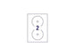 Etichette per CD AVERY bianche lucide Ø 117 mm  - 2 et/foglio - per Inkjet - copertura totale - cf. 25 fogli C9660-25