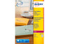 Etichette poliestere trasparenti lucide AVERY QuickPEEL™ 38,1x21,2 mm - 65 et/foglio - laser conf. 25 ff L7551-25
