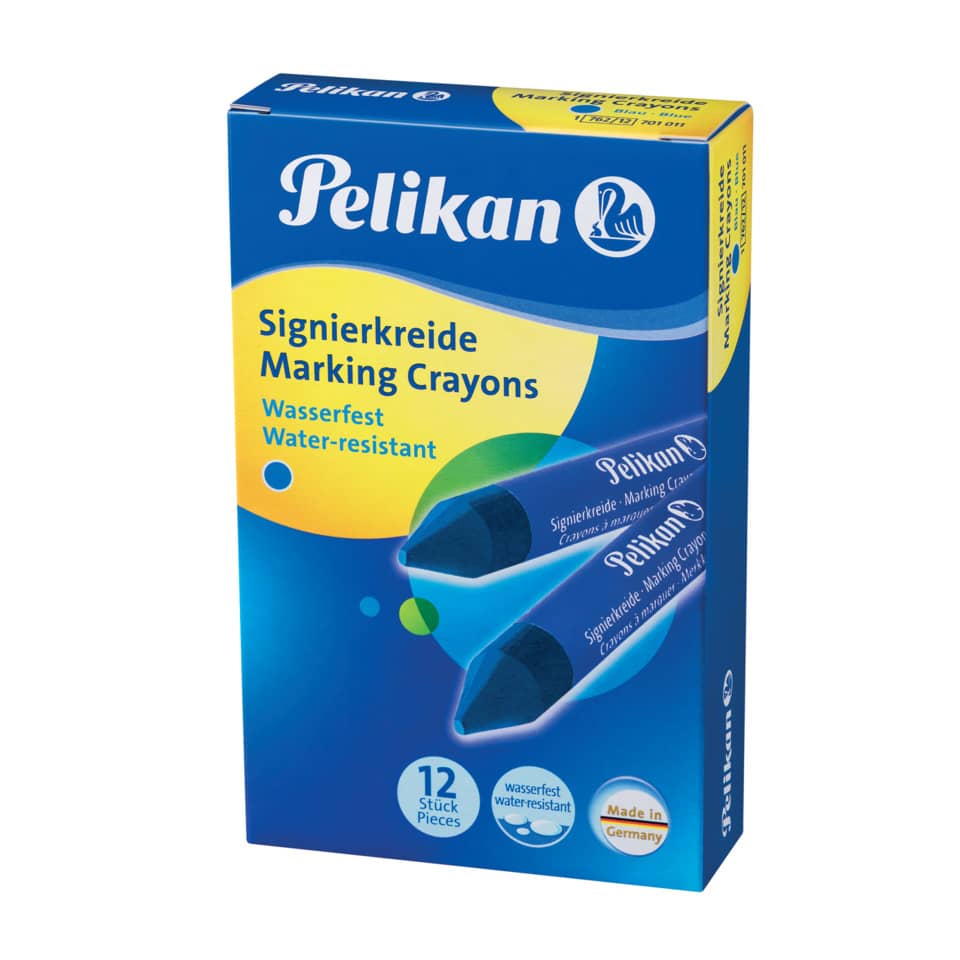 Pastello industriale Pelikan 762 blu  conf. da 12 - 701011