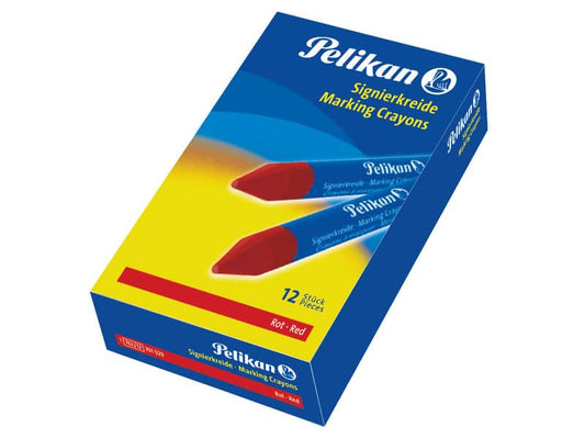 Pastello industriale Pelikan 762 rosso  conf. da 12 - 701029