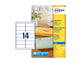 Etichette poliestere trasparenti opache AVERY QuickPEEL™ 99,1x38,1 mm - 14 et/foglio - inkjet conf. 25 ff J8563-25