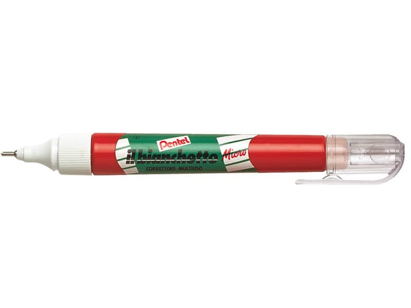 Correttore a penna Pentel Il Bianchetto Micro 7 ml - ZL63-WI