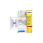 Etichette poliestere trasparenti lucide AVERY QuickPEEL™ 55x12,7 mm - 20 et/foglio - laser conf. 25 ff L7552-25
