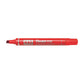 Marcatore permanente Pentel N60 punta a scalpello 3,9-5,7 mm rosso N60-B
