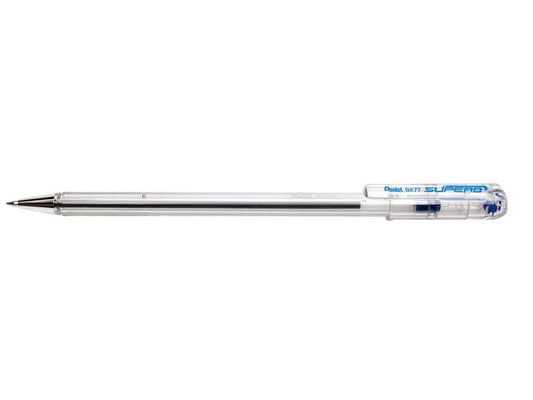 Penna a sfera con cappuccio Pentel Superb 0,7 mm blu BK77-C