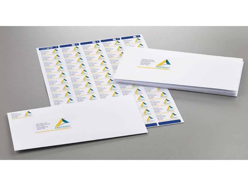 Etichette bianche per indirizzi AVERY Ultragrip™ 38,1x21,2 mm - 65 et/foglio - stampanti laser conf. 25 fogli L7651-25