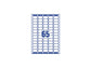 Etichette bianche per indirizzi AVERY Ultragrip™ 38,1x21,2 mm - 65 et/foglio - stampanti laser conf. 25 fogli L7651-25