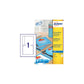 Copertine scrivibili per CD AVERY 151x118 mm - inkjet conf. 25 fogli - J8435-25
