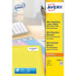 Mini etichette bianche per usi speciali Avery 46x11,1 mm - 84 et/foglio - stampanti laser conf. 15 fogli L7656-15