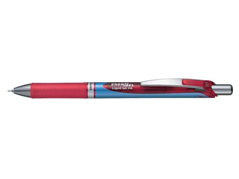 Roller a scatto Pentel EnerGel XM Click 0,5 mm rosso BLN75-BO