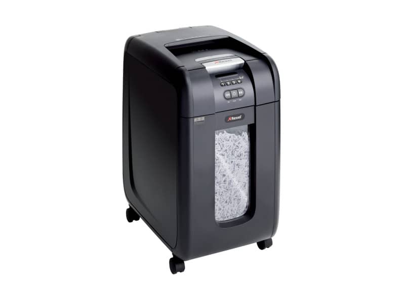 Distruggidocumenti ad alimentazione automatica Rexel Auto+300X P-4 40 L taglio a frammenti 4x40 mm - 2103250EU