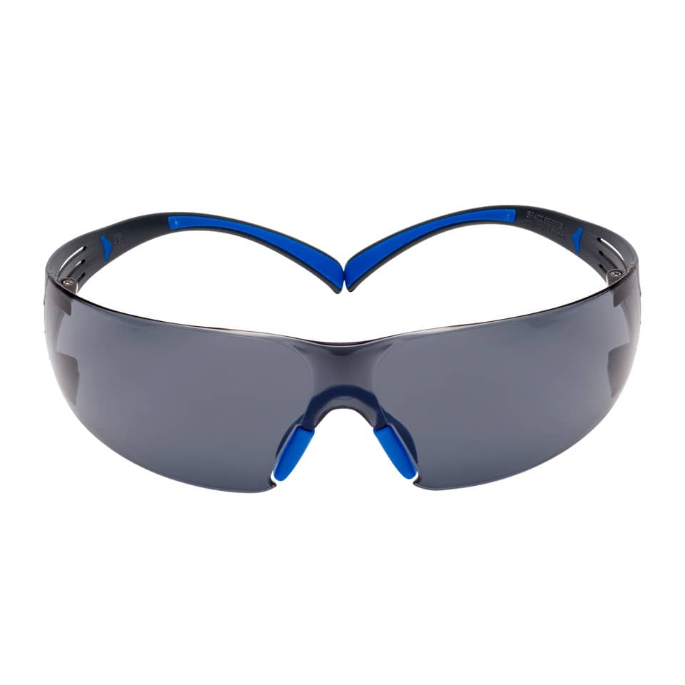 Occhiali di protezione 3M SecureFit™ 400 Scotchgard™ montatura blu/grigio SF402SGAF-BLU