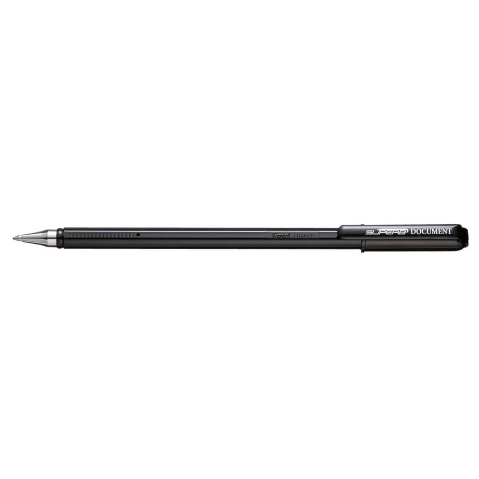 Penne a sfera Pentel Superb 1 mm nero  BK77MDK