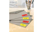 Etichette rosso fluo con angoli arrotondati TICO Copy Laser 99,1x34 mm 16 et/foglio - conf. 70 fogli LP4FR-9934