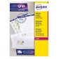 Etichette bianche per indirizzi AVERY Ultragrip™ 99,1x33,9 mm - 16 et/foglio - stampanti laser - cf. 15 fogli L7162-15