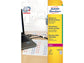Etichette permanenti per cavi AVERY poliestere 60x40 mm - 24 et/foglio - stampanti laser - cf. 20 fogli L7950-20