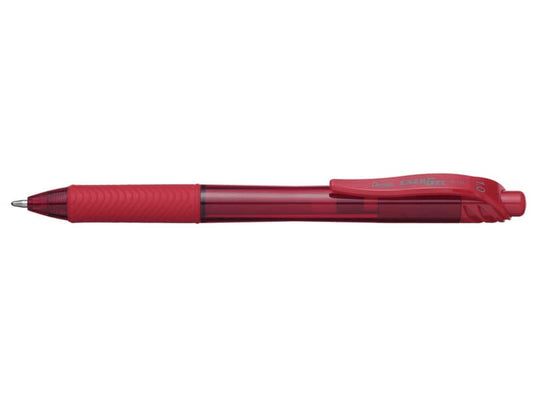 Penna roller a scatto Pentel EnerGel X 1 mm rosso BL110-BX