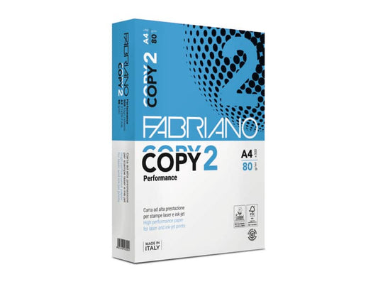 Carta per fotocopie A4 Fabriano COPY 2 80 g/m² Risma da 500 fogli - 41021297