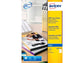 Copertine scrivibili per DVD AVERY 273x183 mm  - inkjet - conf. 25 fogli - J8437-25