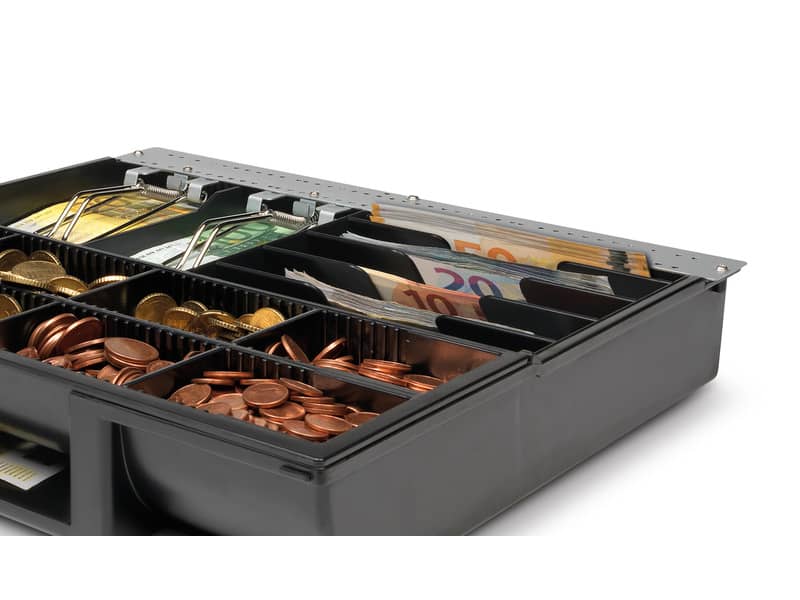 Cassetto per cassa Safescan 4141T2 in metallo/plastica nero 132-0431