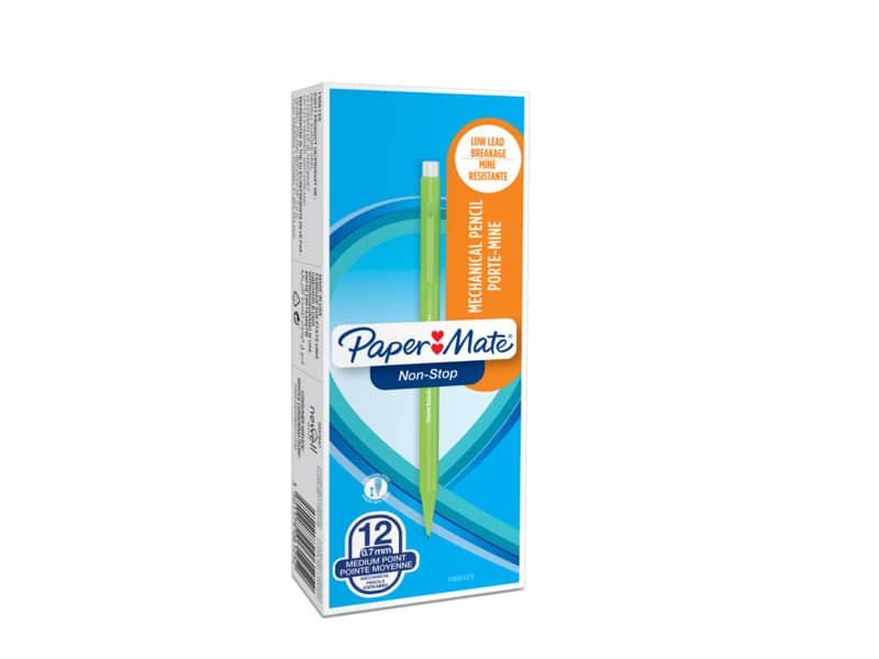Portamine Paper Mate Non Stop 0,7 mm HB assortiti confezione da 12 - 1906125