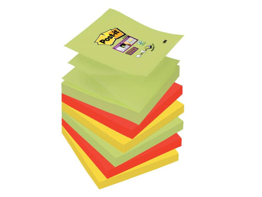 Foglietti riposiz. Post-it® Ricarica Z-Notes Super Sticky assortiti Marrakesh 6 bloc. da 90 ff - R330-6SS-MAR