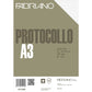 Fogli protocollo Fabriano PROTOCOLLO bianco 66 g/m² 29,7x42 cm quadretti 4 mm conf. da 200 fogli - 02710566