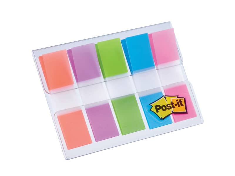 Segnapagina remov. Post-it® Index Mini + dispenser colori assortiti 5 blocchetti da 20 - 683-5CB2-EU
