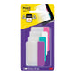 Segnapagina removibili Post-it® Index Strong bordi assortiti per cassettiera 4 blocchetti da 6 - 686-PWAV-EU