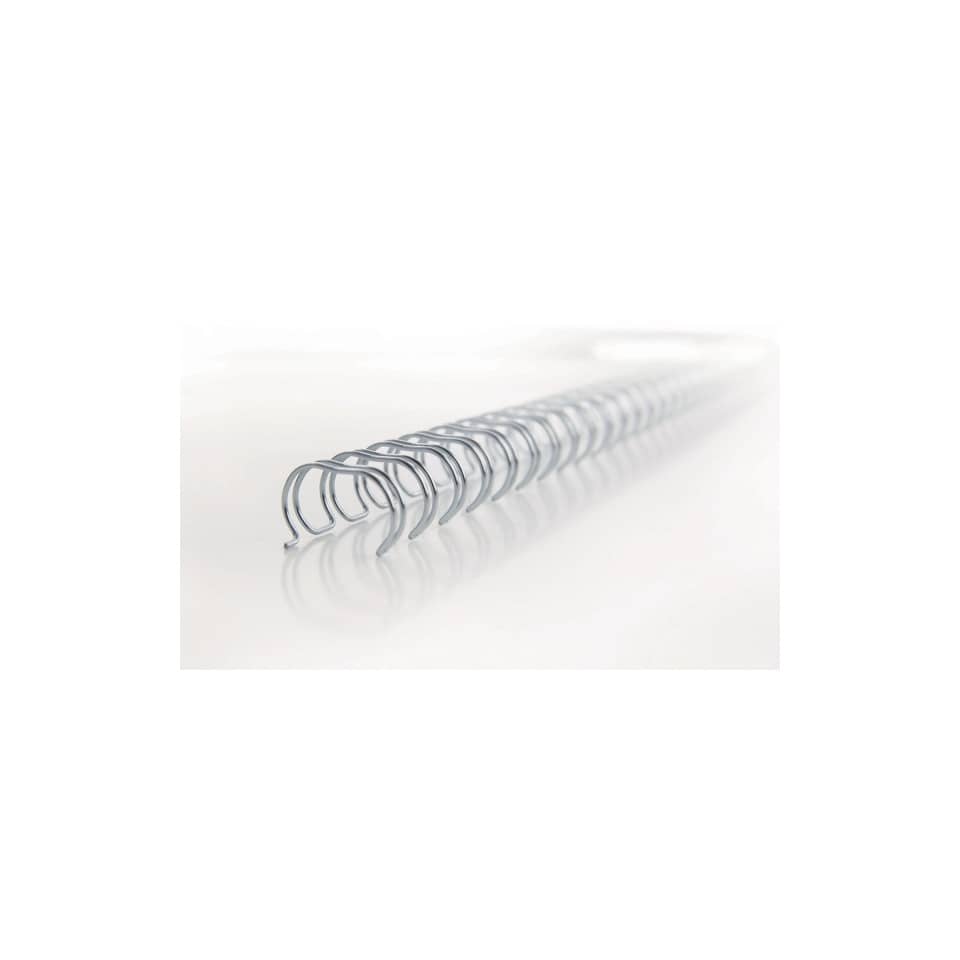 Spirali metalliche a 34 anelli GBC Wirebind 11 mm a4 nero conf da 100 spirali - RG810710