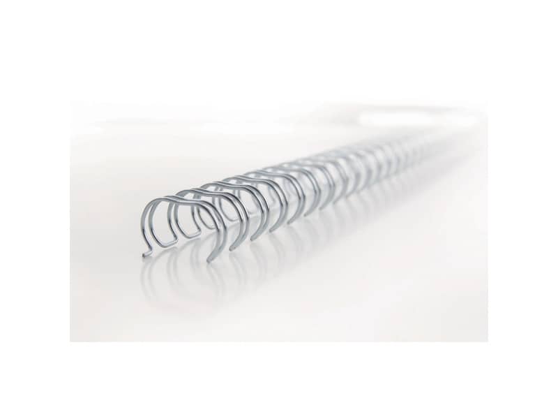 Spirali metalliche a 34 anelli GBC Wirebind 11 mm a4 nero conf da 100 spirali - RG810710