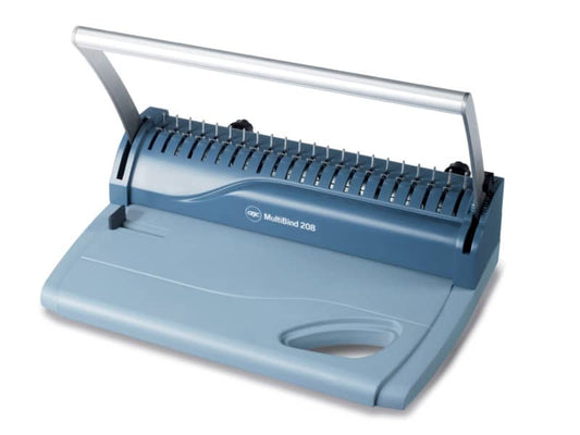 Rilegatrice a spirale metallica GBC MultiBind 208 grigio 4400110