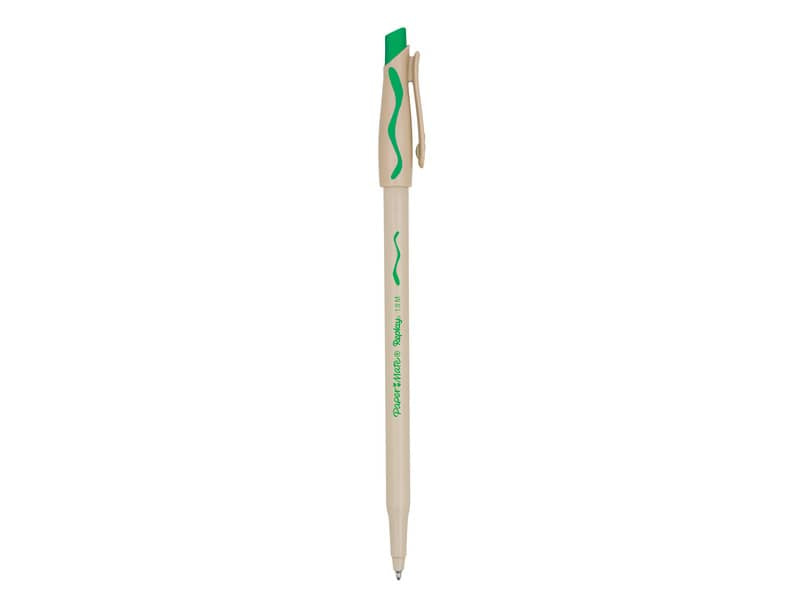 Penne a sfera stick Paper Mate Replay cancellabile M 1 mm verde S0183001