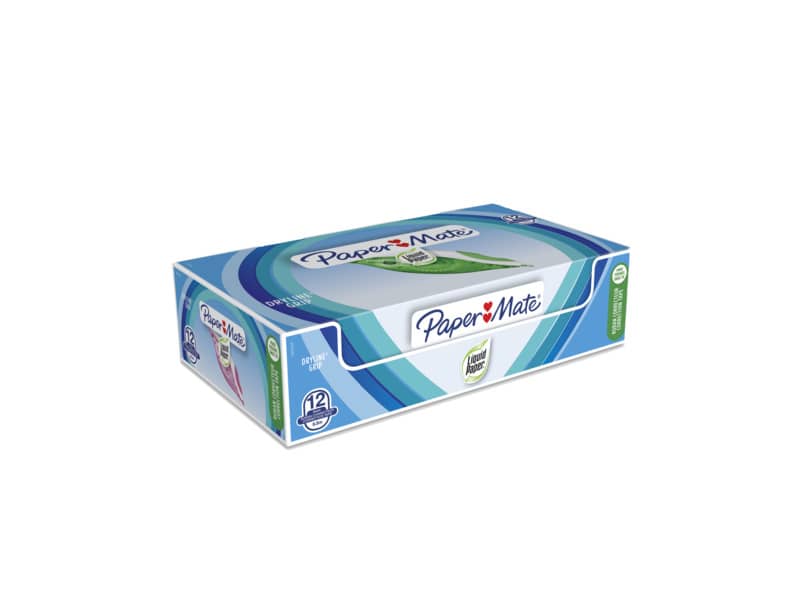 Correttore a nastro Liquid Paper Dryline Grip 5 mm x 8,5 mt assortiti Conf. 12 pezzi - 1862884