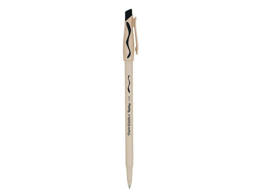 Penna a sfera stick Paper Mate Replay cancellabile M 1 mm nero S0190784