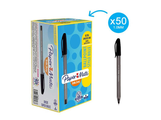 Penna a sfera stick Paper Mate Inkjoy 100 CAP ULV M 1 mm nero S0957120