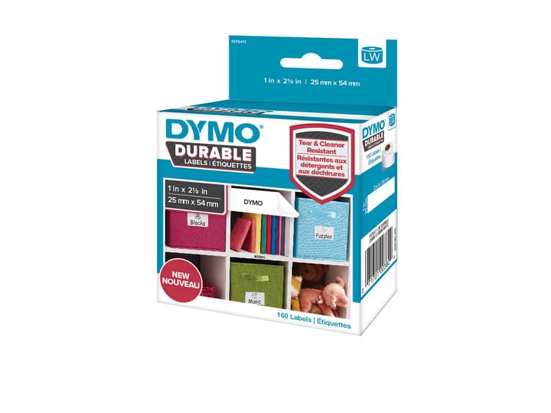 Rotolo da 160 etichette Dymo LaberWriter durable spediz./badge 54x25 mm bianco 2112283