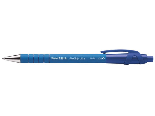 Penna a sfera a scatto Paper Mate Flexgrip Ultra M 1,0 mm blu S0190433