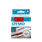 Nastro per etichettatrici Dymo D1 19 mm x 7 m nero/rosso S0720870