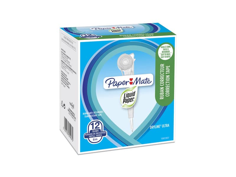 Ricarica per correttore a nastro Liquid Paper Dryline Ultra 5 mm x 6 mt - 1981907