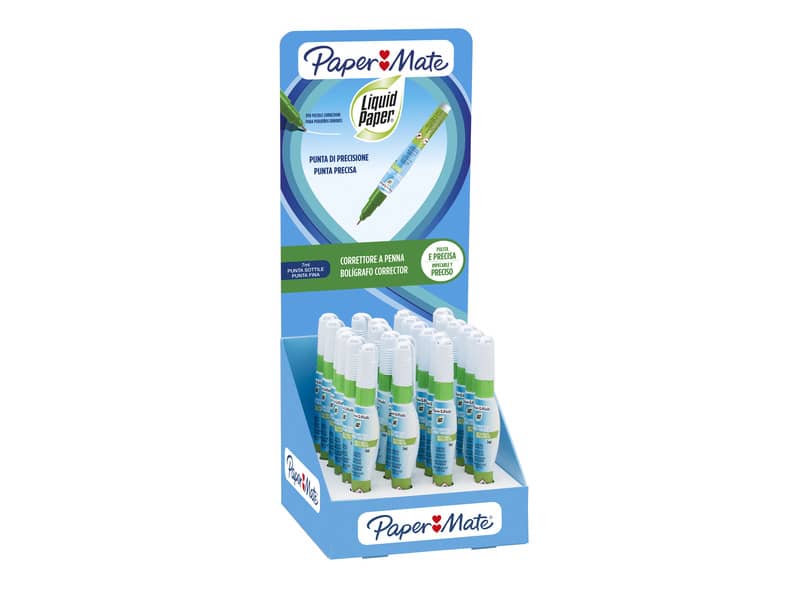 Correttori a penna Liquid Paper NP10 Micro 7 ml Conf. 24 pezzi - 2037843