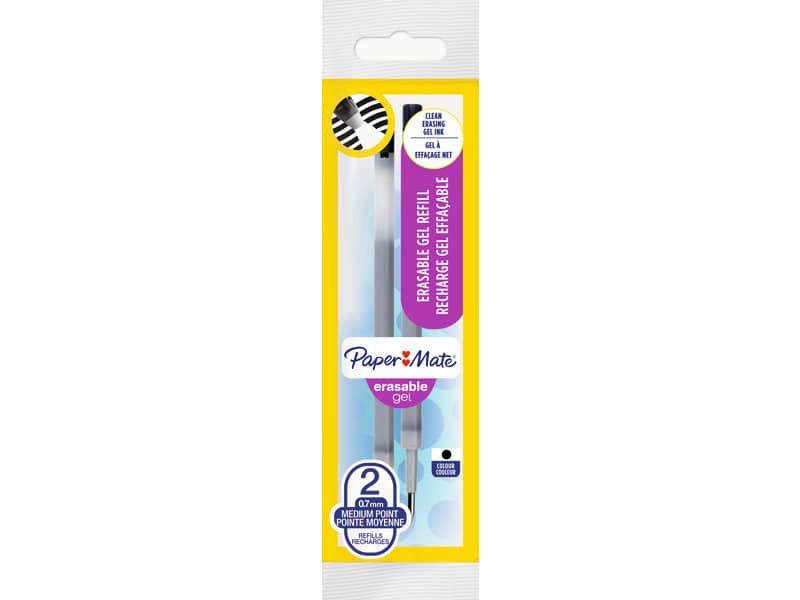 Refill gel Paper Mate Erasable nero  confezione da due pezzi - 1984519