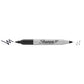 Marcatore permanente Sharpie Twin Tip EF F a doppia punta conica 1-0,5 mm nero S0811100