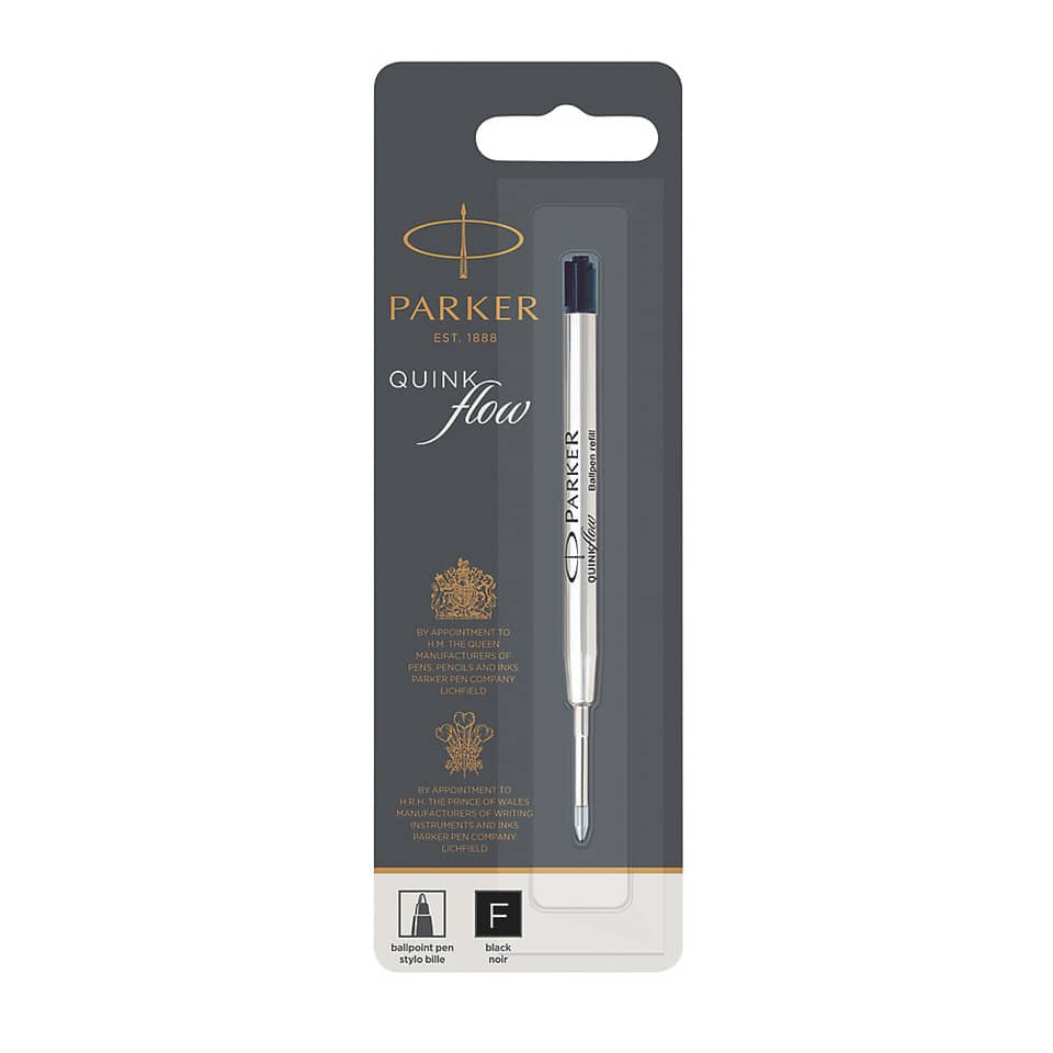 Refill sfera Parker nero F  in blister - 1950367